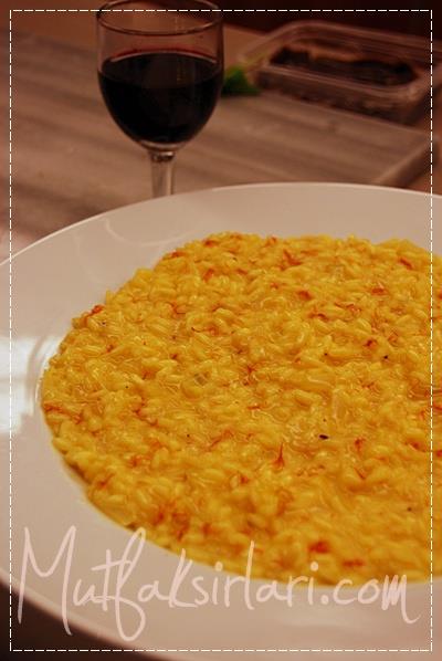 Risotto Milanese-Safranlı Risotto