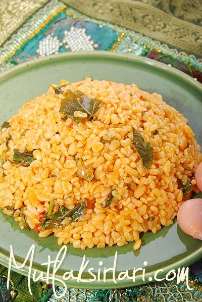 Ebegümeçli Bulgur Pilavı