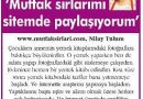 Mutfak Sırları Posta Gazetesi’n de