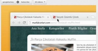 Mutfak Sırları ve Google Chrome