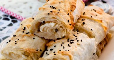 Rulo Börek (Peynirli&Rokalı)