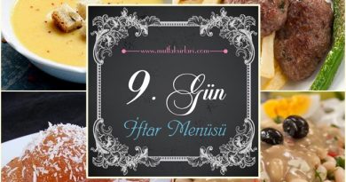 2014 İftar Menüsü 9.Gün