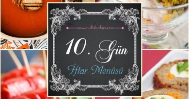 2014 İftar Menüsü 10.Gün