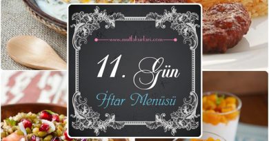 11. Gün İftar Menüsü (2015)