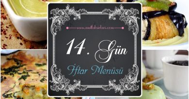 14.Gün İftar Menüsü (2015)