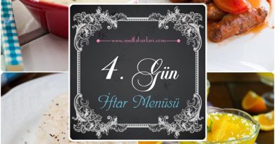 4. Gün iftar Menüsü (2015)