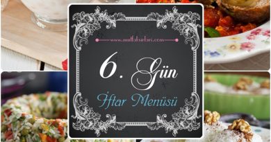 6. Gün iftar Menüsü (2015)