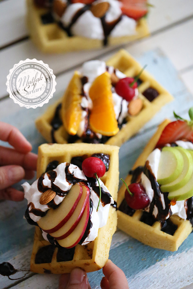 waffle yapımı