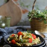 Semizotu Pesto Soslu Makarna