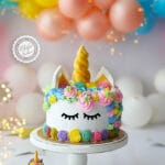 Unicorn Pasta - 1 Yaş Pastası