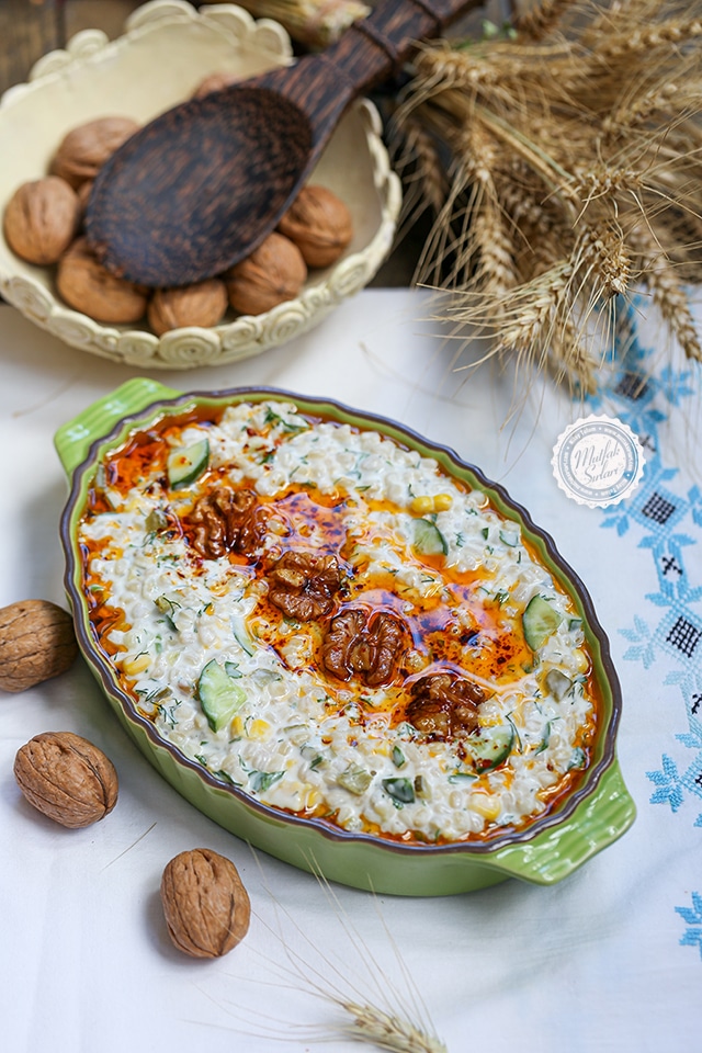 Yoğurtlu Buğdaylı Yaz Salatası