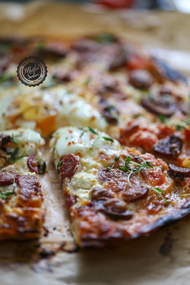 Lavaş Pizza – Kahvaltı Pizzası