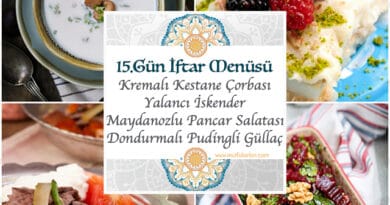 15.Gün İftar Menüsü 2021