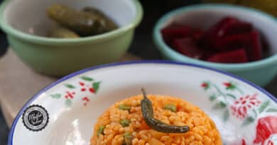 Sebzeli Bulgur Pilavı (Garnitürlü)