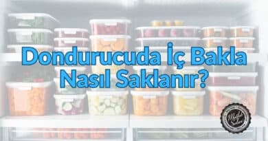 İç Bakla Dondurucuda Nasıl Saklanır?