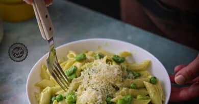Kremalı Pesto Soslu Kalem Makarna